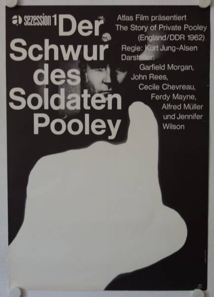 Der Schwur des Soldaten Pooley originales deutsches Filmplakat